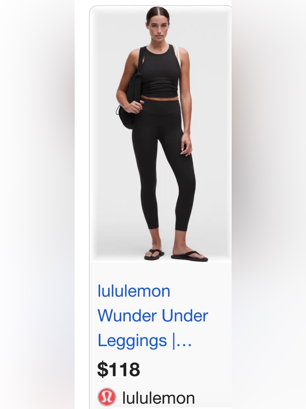 lululemon athletica Black High-Rise Wunder Under Leggings size 2